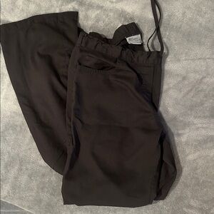 Grey's Anatomy Black scrub pants ST small tall